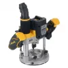 Zanurzeniowa frezarka DeWalt DCW620NT-XJ, akumulatorowa, bezszczotkowa, 18V, 1600W mocy wyjściowej, 11–23k RPM, tuleja 12,7 mm, odpylacz, LED, 3,6 kg, walizka