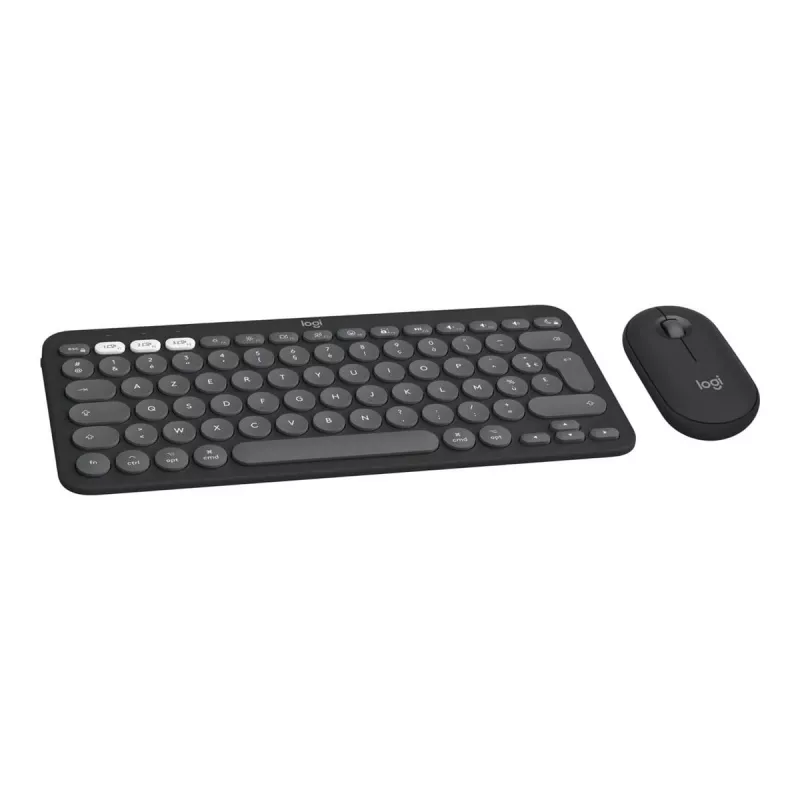Logitech Pebble 2 Combo for Mac Wireless klawiatura mysz QWERTZ German Graphite