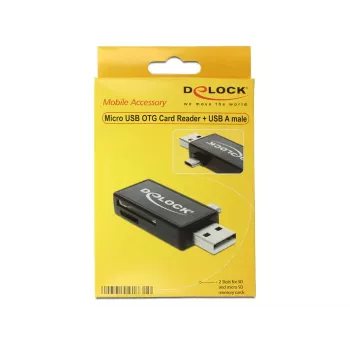 Czytnik kart DeLOCK 91731 USB 2.0 czarny