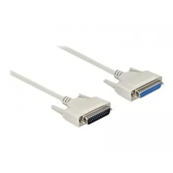 Kabel szeregowy DeLOCK 86907 beżowy 0,5 m D-Sub 25 pin