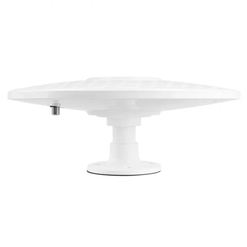 Dookólna aktywna antena DVB-T/T2 HEVC MACLEAN MCTV-104 — montaż zewnętrzny na kamperze, 174–230 i 470–698 MHz, USB 5V