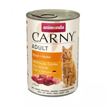 ANIMONDA Carny Adult Wołowina i kurczak - mokra karma dla kota - 400 g