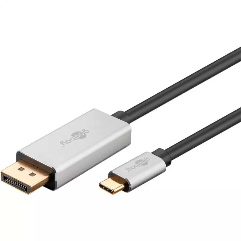 Goobay | Przewód adaptera USB-C na DisplayPort | 60176 | Type-C | DisplayPort | USB-C na DisplayPort | 2 m