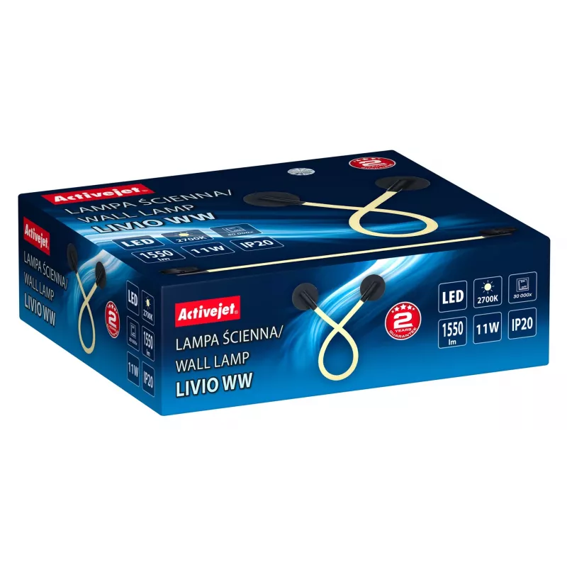 Lampa ścienna LED Activejet AJE-LIVIO WW
