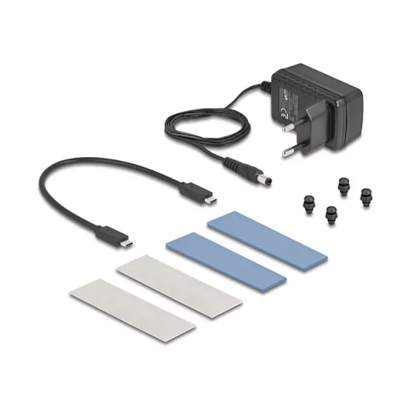 Obudowa SSD DeLOCK 42027 szara M.2 10 Gbit/s USB Type-C