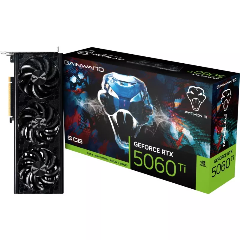 Karta graficzna Gainward GeForce RTX 5060 Ti Python III 8GB GDDR7