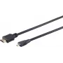 Kabel HDMI S/CONN Micro-HDMI 1m