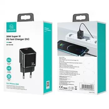 Ładowarka sieciowa usams T45 30W USB‑C PD3.0 do smartfonów i tabletów