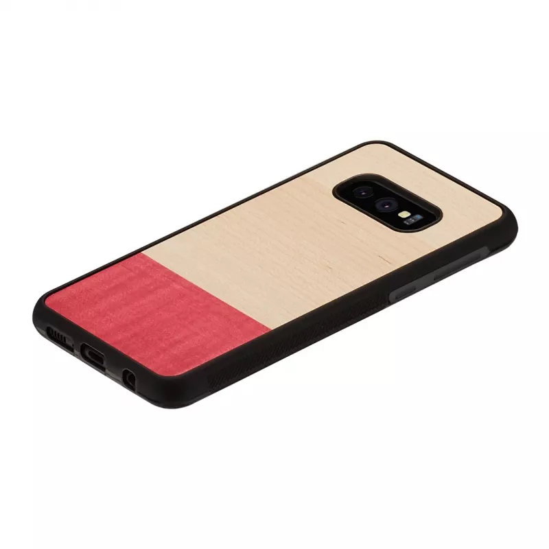 Etui na smartfona man and wood dla Galaxy S10e — miss match Czarny, ochronna twarda skorupa