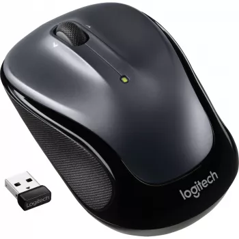 LOGITECH M325s Mysz symetryczna optyczna 5 przycisków bezprzewodowa 2.4 GHz USB odbiornik bezprzewodowy ciemnoszary
