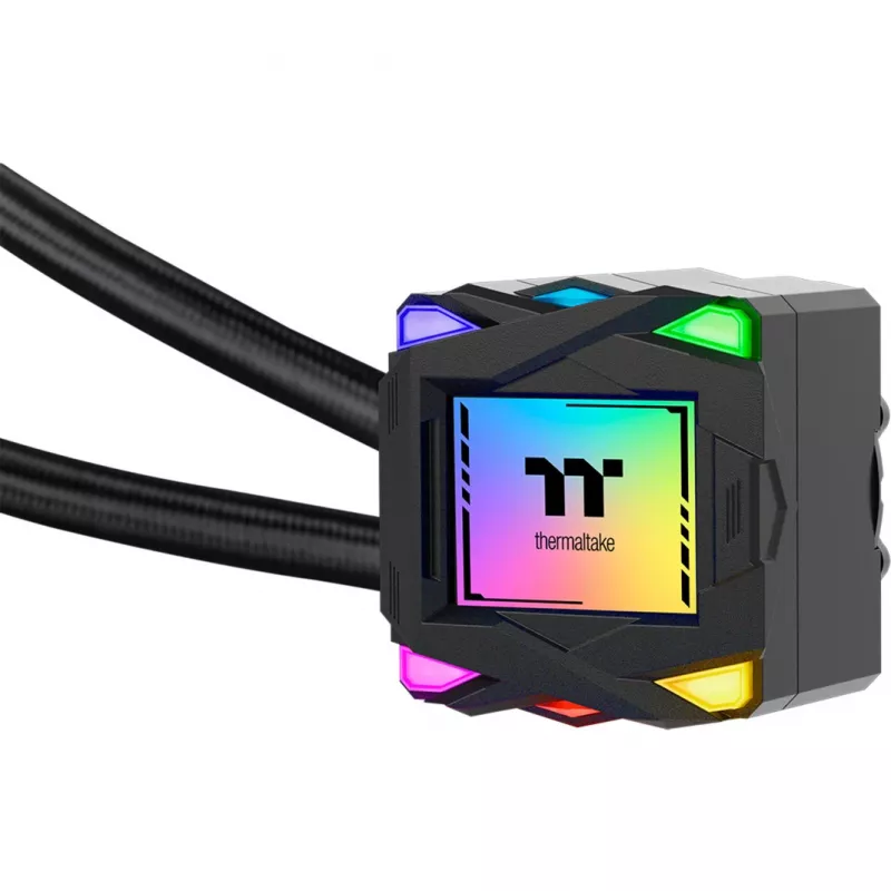 Zestaw chłodzenia cieczą THERMALTAKE LA360 ARGB, wentylatory 120 mm, TDP 360 W, czarny