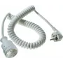 Listwa zasilająca AS Schwabe 70412 — kabel 1 m, 1 gniazdo AC, wewnątrz pomieszczeń, IP20