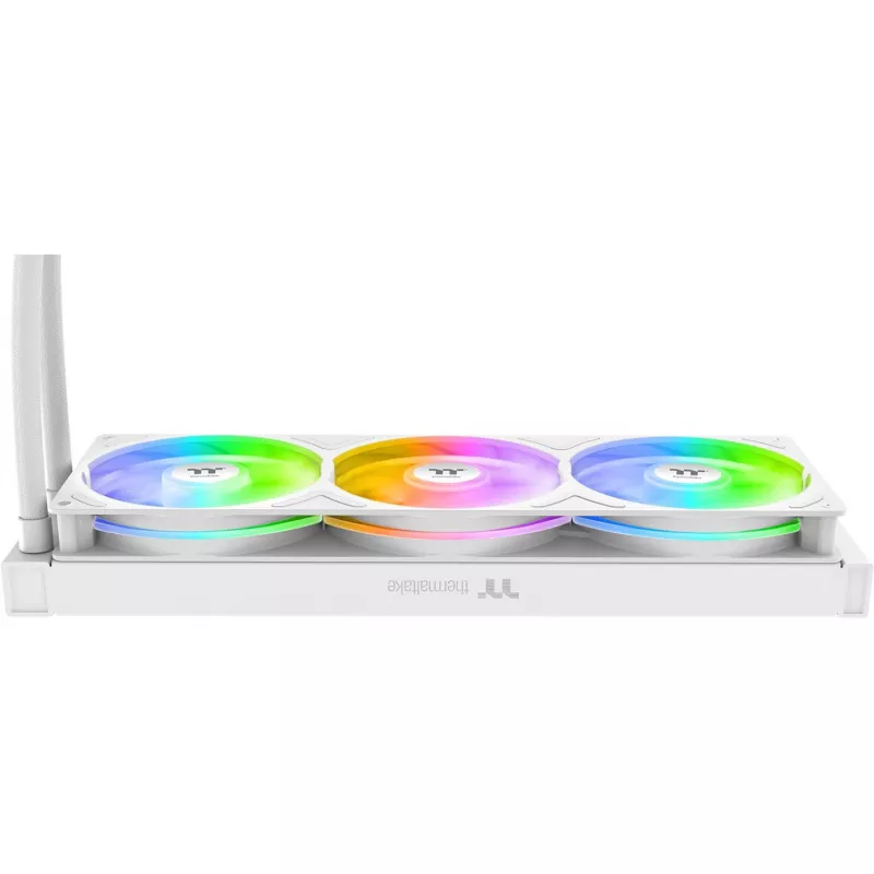 Wielofunkcyjne chłodzenie cieczą procesora THERMALTAKE TH360 V3 ARGB Sync Snow Edition (3x120mm, ARGB, AIO)