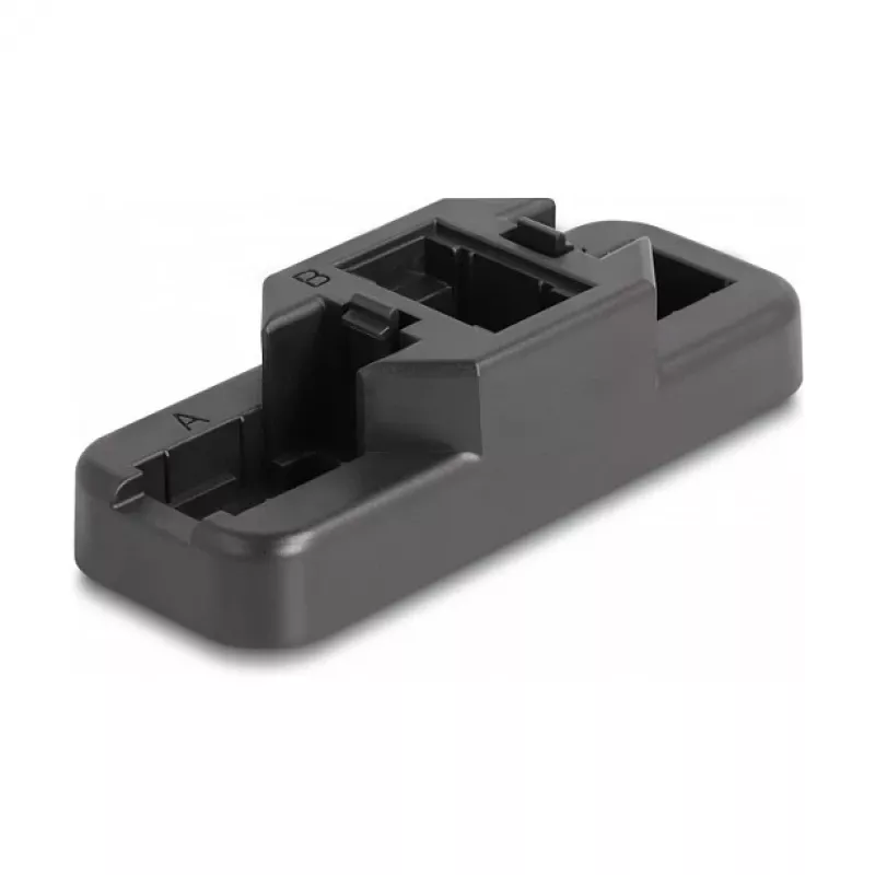 DeLOCK Keystone LSA Set RJ45 RJ11 Cat.6 czarny uchwyt zatrzaskowy