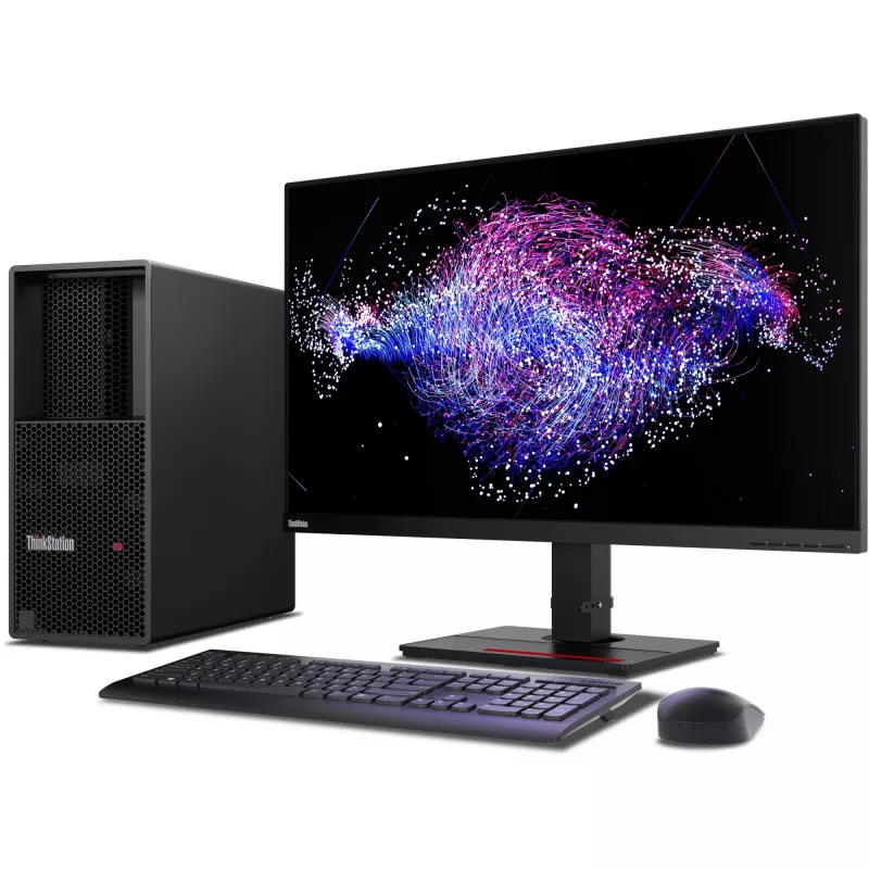 Lenovo ThinkStation P3 Tower Gen 2 Intel Core Ultra 9 285K 48 GB DDR5-SDRAM 512 GB SSD Windows 11 Pro Stacja robocza Czarny