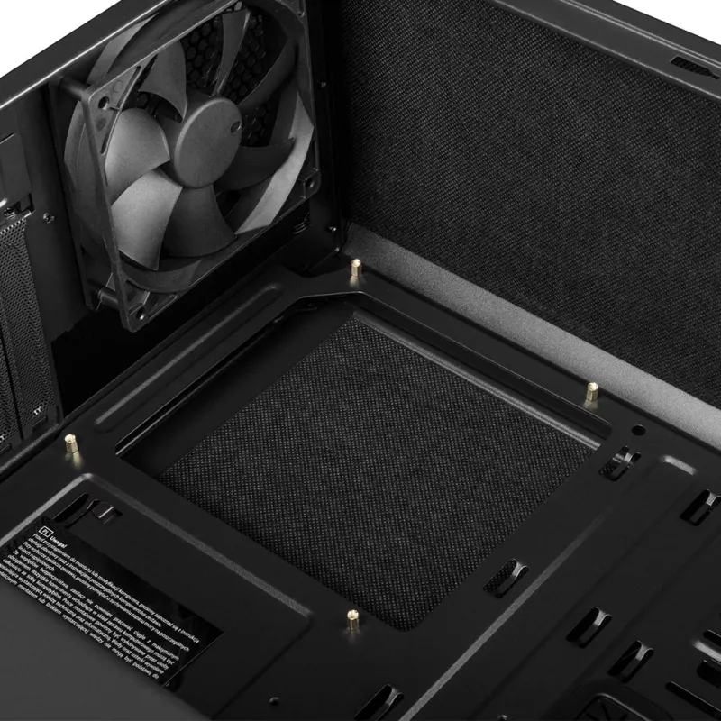 Obudowa PC MODECOM Oberon Pro Midi Tower — czarna, obsługuje ATX/microATX/ITX, 7 slotów rozszerzeń, GPU do 395 mm, 5 zatok HDD/3 SSD