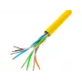 Kabel sieciowy LANBERG LCU5-10CC-0305-Y U/UTP Cat5e 305 m, 24 AWG CCA, żółty