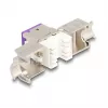DeLOCK 88121 moduł keystone płaski fioletowy RJ-45 10 szt.