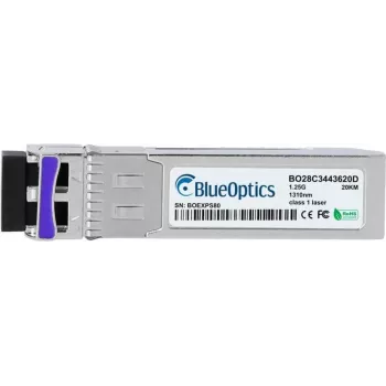 Moduł SFP światłowodowy BlueOptics 100-01792-BO, 1250 Mbit/s, srebrny, MTBF 1 000 000 h