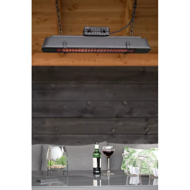SUNRED | Grzejnik | RD-DARK-VIN25H, Dark Vintage wiszący | Na podczerwień | 2500 W | Czarny | IP44