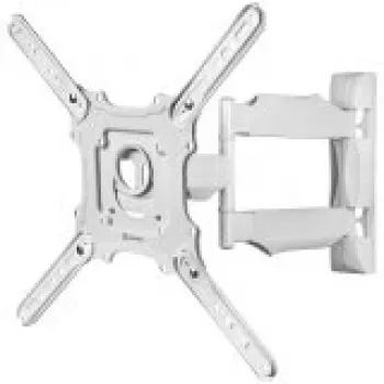Uchwyt ścienny do telewizora ONKRON M4-W na 32 cale–65 cali (81–165 cm), uchylny i obrotowy, VESA do 400×400, maks. obciążenie 35 kg, biały