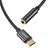 Przejściówka Baseus CATL54-01 Type-C na 3.5mm czarna