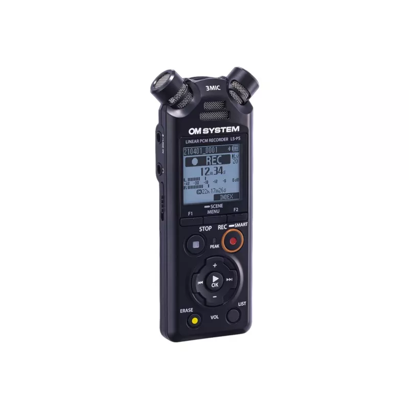 Dyktafon audio Olympus LS-P5 Czarny 149 h czas nagrywania 72 h żywotność baterii