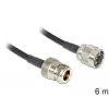 Kabel koncentryczny LMR195 DeLOCK 88683 6 m czarny