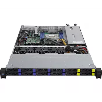 ASRock 1U8S4E-GENOA/2T serwer barebone SoC socket SP5 (LGA 6096) Rack (1U)