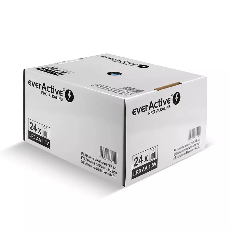 Baterie alkaliczne everActive LR64BLPADIS — 96 szt., rozmiar AA