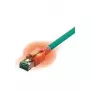 EasyLan saCon EasyLan DualBoot LED-kabel krosowy S/FTP, Cat.6A, 0,5m, turkusowy - EasyLan DualBoot LED kabel krosowy RJ45 S/FTP Cat.6A (klasa EA)