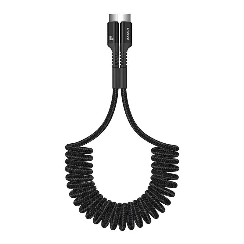 Baseus Fish-Eye kabel do szybkiego ładowania USB C do USB C 1 m 100 W czarny