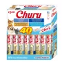 Mokre przysmaki dla kota INABA Churu Variety box Tuńczyk z owocami morza — 40 x 14 g saszetek z pastą, bez zbóż, bez cukru