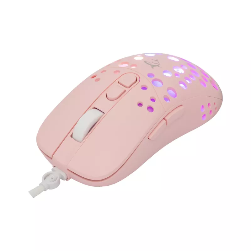 Mysz White Shark GM-9004 Tristan-2 Różowa RGB USB