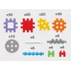 Mini Waffle klocki konstrukcyjne 140 sztuk w Konstruktorze MARIOINEX 902363