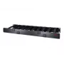 APC NetShelter kabel Management, Horizontal kabel Manager, 1U, Single Side with Cover, Czarny, 482.6 x 44.45 x 165.1 mm