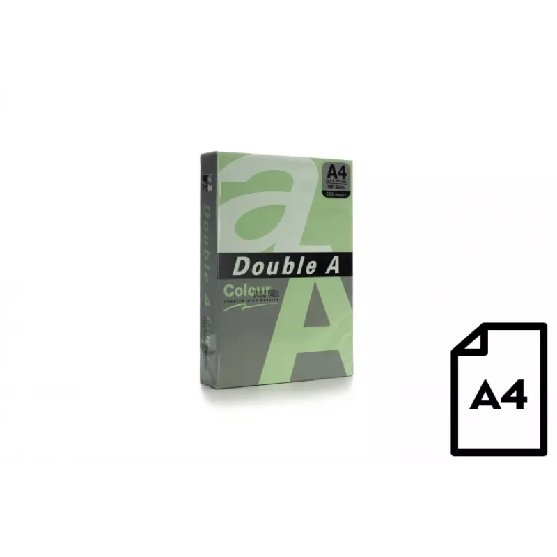 Kolorowy papier Double A, 80g, A4, 500 arkuszy, Emerald