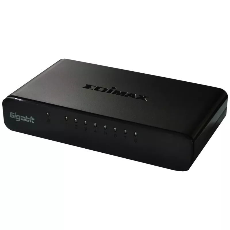 Edimax ES-5800G V3 przełącznik sieciowy Niezarządzalny Gigabit Ethernet (10/100/1000) Czarny