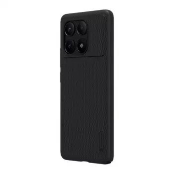 Etui ochronne Nillkin Super Frosted Shield Pro dla Xiaomi Redmi K70E / Poco X6 Pro 5G — czarne, twarde matowe antypoślizgowe