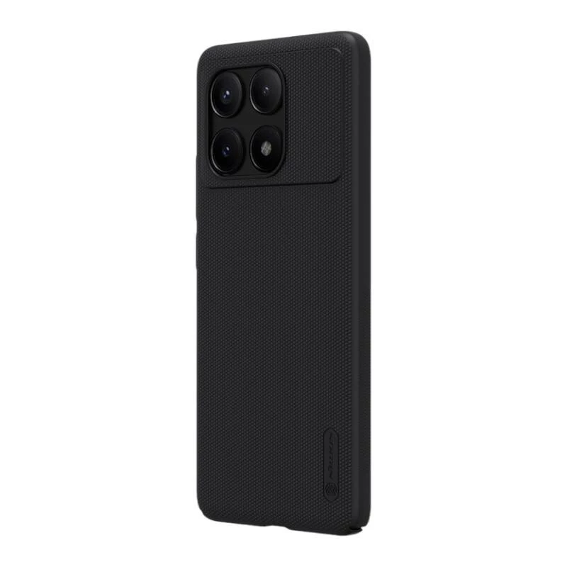 Etui ochronne Nillkin Super Frosted Shield Pro dla Xiaomi Redmi K70E / Poco X6 Pro 5G — czarne, twarde matowe antypoślizgowe