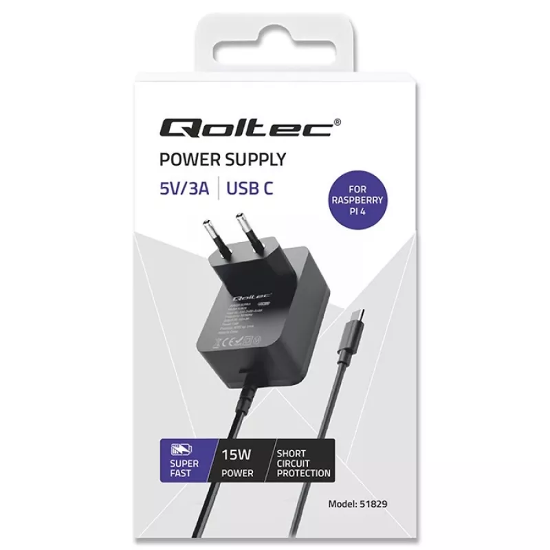 Super szybka ładowarka PD do Raspberry Pi 4, USB C