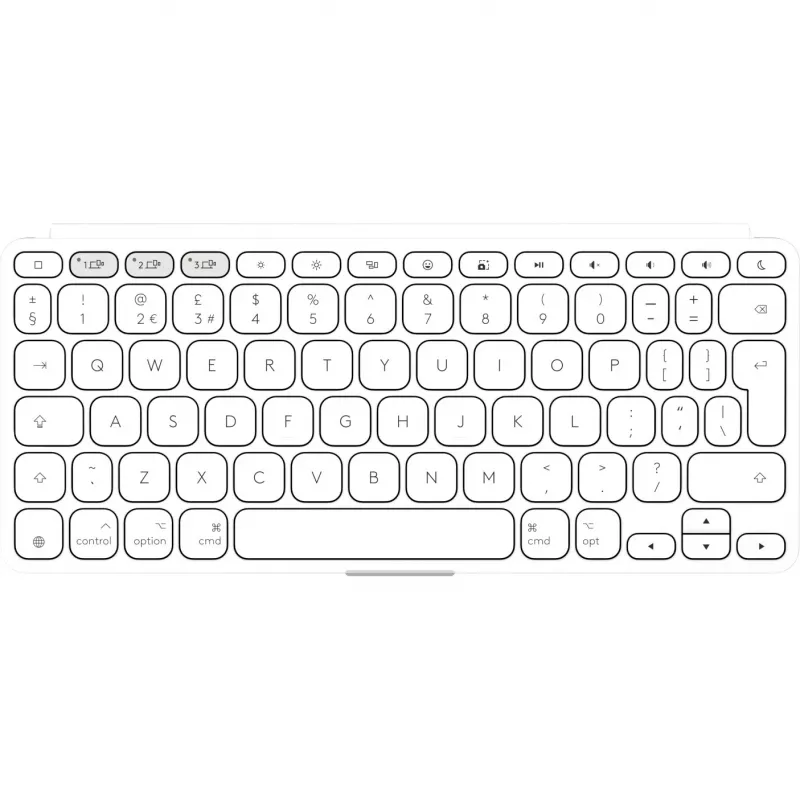 Klawiatura Logitech Keys-To-Go 2 uniwersalna Bluetooth QWERTY US International biała