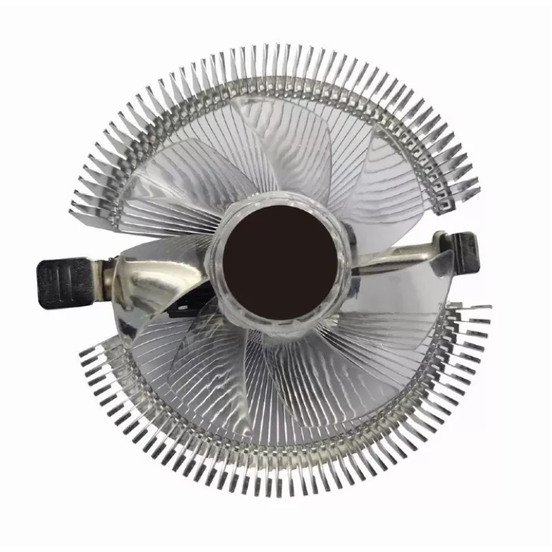 Chłodzenie powietrzne Gembird CPU-HURACAN-X40 — wentylator 90 mm, 800–1600 RPM, obsługa LGA 775, przezroczyste
