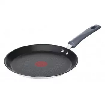 Patelnia do naleśników Tefal Daily Cook G7313855, 25 cm, nieprzywierająca, podstawa ze stali nierdzewnej, uchwyt z bakelitu, Thermo-Signal