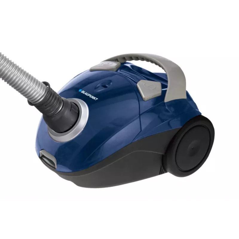 Odkurzacz cylindryczny BLAUPUNKT VCB202 AGDBLVC053 — 700 W, 2 L worek na kurz, teleskopowa rura metalowa, przewód 4,2 m, niebieski