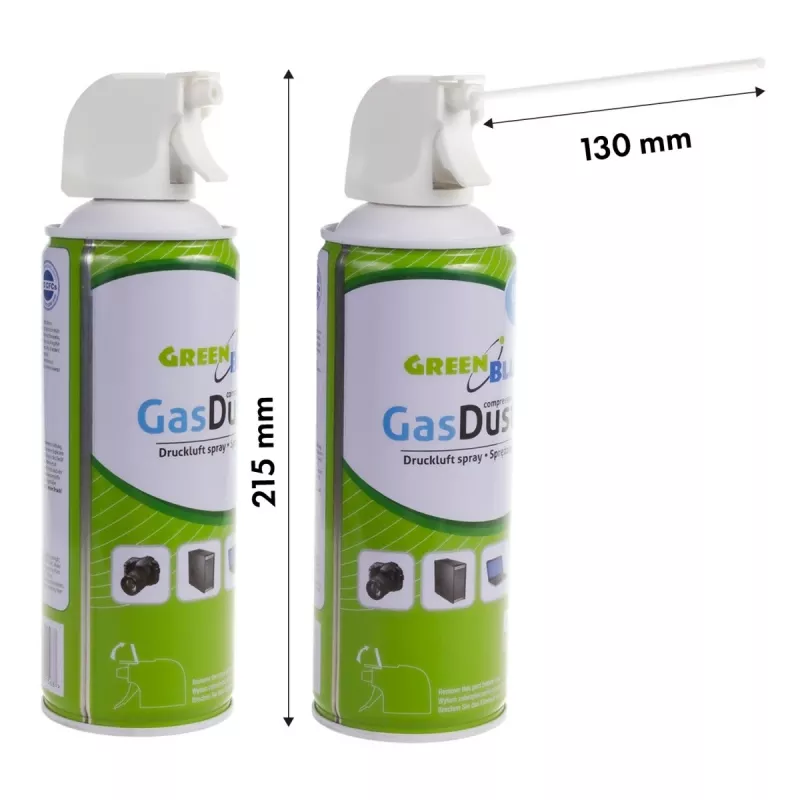 Sprężone powietrze GreenBlue GB400 400ml pistolet atomizera - spray pistoletowy