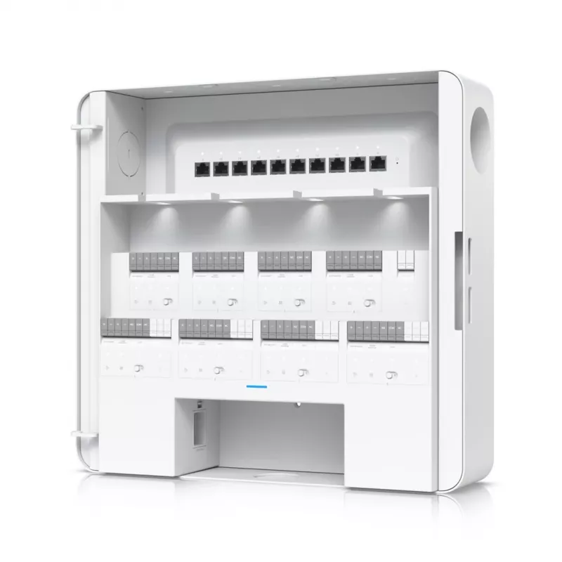 Kontroler dostępu Ubiquiti Enterprise Access Hub do szafy, 8 drzwi, Ethernet
