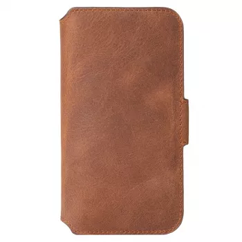 PhoneWallet Krusell dla Samsung Galaxy S21+ vintage cognac — etui z funkcją portfela