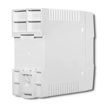 Qoltec Din Rail zasilacz | 40W | 24V | 1.67A | Biały | cienki