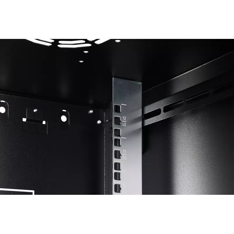 Szafa sieciowa naścienna DIGITUS Dynamic-N DN-37111 — 12U, 600x600 mm, IP20, zamek na klucz